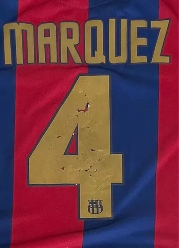 Jersey Del Barcelona, 2005, Para Niño, Marca Nike #4 Marquez 5 Jersey Del Barcelona, 2005, Para Niño, Marca Nike #4 Marquez – Image 5