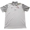 Playera Polo Marca Nike Dri-fit Color Blanco Y Gris Talla L