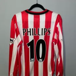 Jersey Sunderland Marca: Nike Talla Xs Año:99-00 Phillips