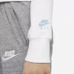 Sudadera Cropped Con Gorro French Terry Para Niñas Nike Air -i-run.fr shop D NQ NP 853124 MLM54183735850 032023 O